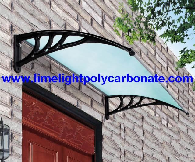 door canopy, polycarbonate awning, DIY awning, pc awning, pc canopy