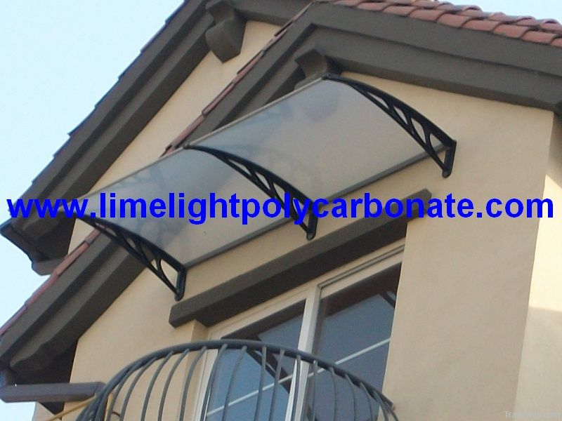 canopy, door canopy, pc canopy, DIY awning, pc awning, door roof canopy