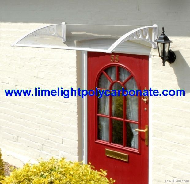 awning, canopy, DIY awning, door canopy, polycarbonate awning, shelter