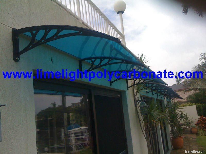 awning, canopy, shelter, DIY awning, door canopy, polycarbonate awning