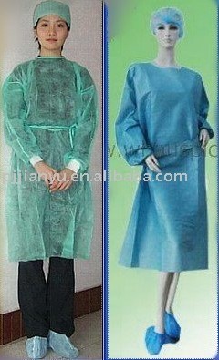 Non-woven surgical gown