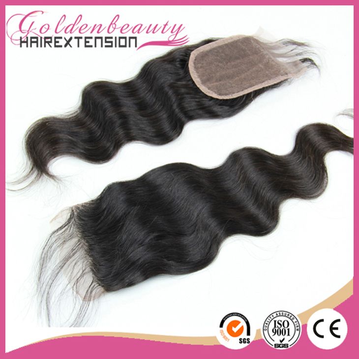 Hot Sale100% Unprocessed Human Hair 6a Virgin Hair Lace Top Closure