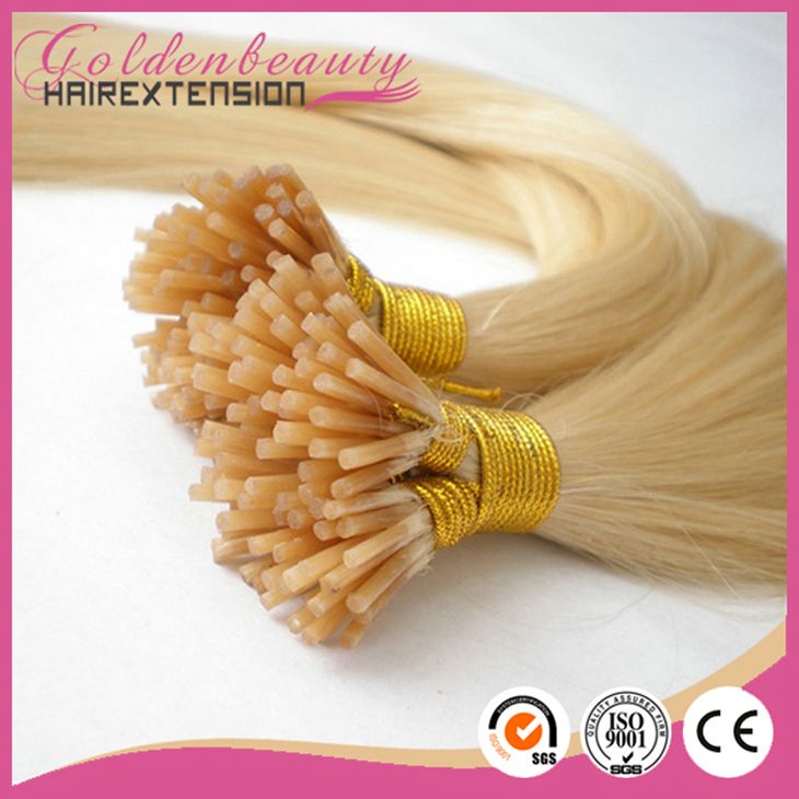 European Hair Pre Bonded Hair Extension, Keratin Gule Stick I Tip Hair Extensions
