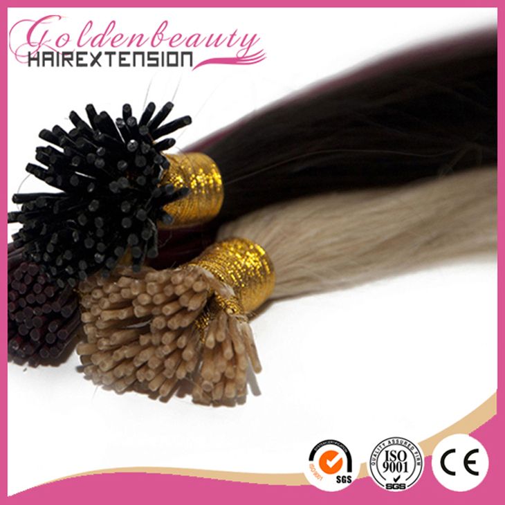 Human hair pre bonded hair extension/keratin hair extension/ u tip hair extension wholesale
