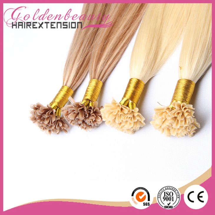  new arrival 100 Brazilian human high quality pre_bonded hair extension 