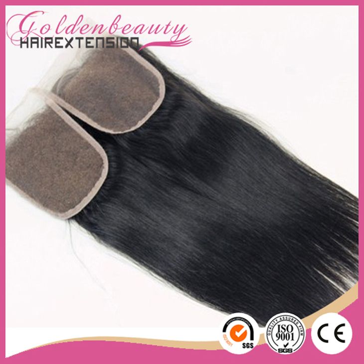 100%virgin lace closure, 35g~65g brazilian hair middle parting closure