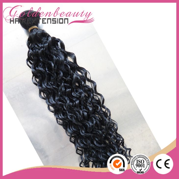 5a grade 100% unprocessed virgin human curly hair weaving peruvian virgin hair