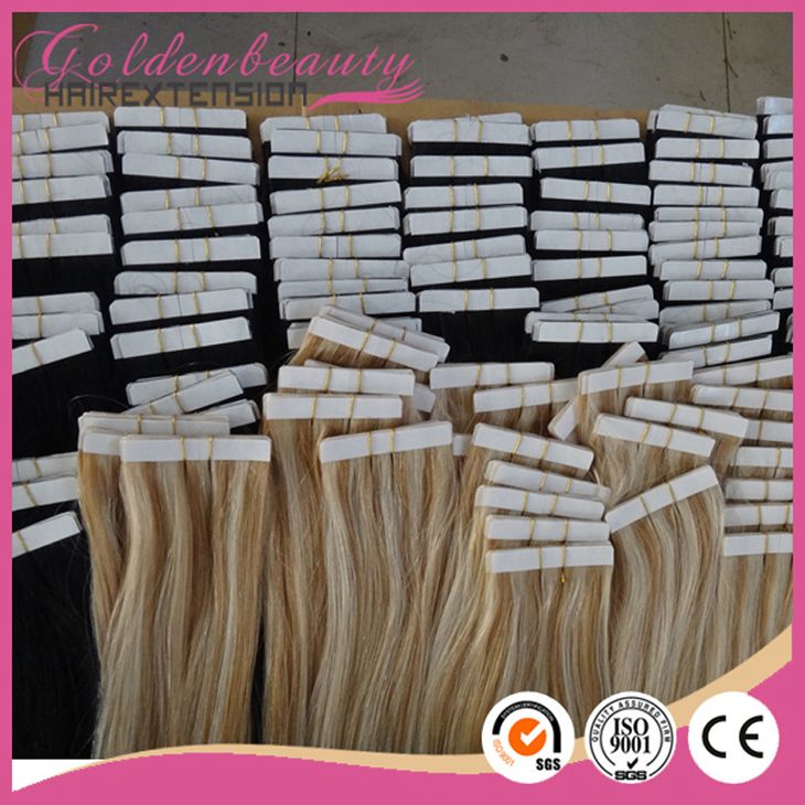 2013 Silky straight human remy hair skin weft, tape hair ,tape hair extension with tape