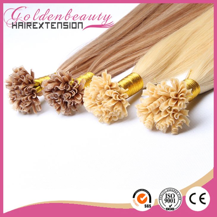 Full Cuticle Excellent AAAAA Grade pre bonded hair extensions