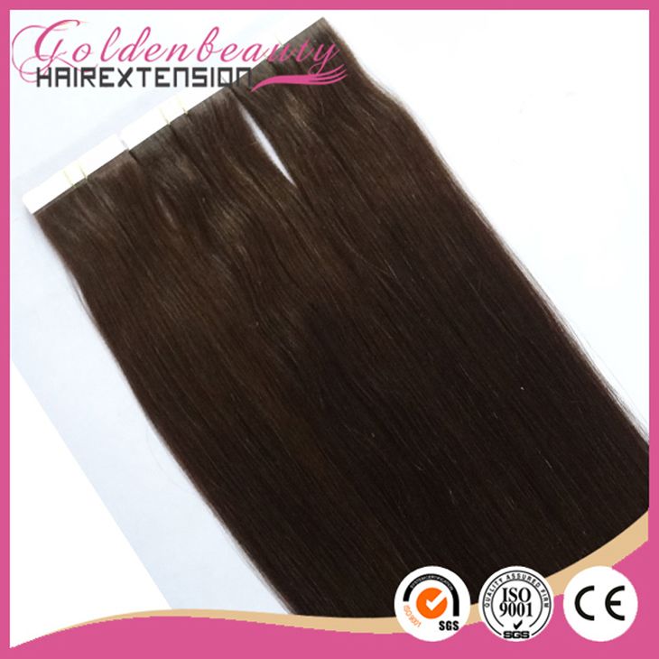 Factory price blonde pu skin weft, russian hair tape hair extensions