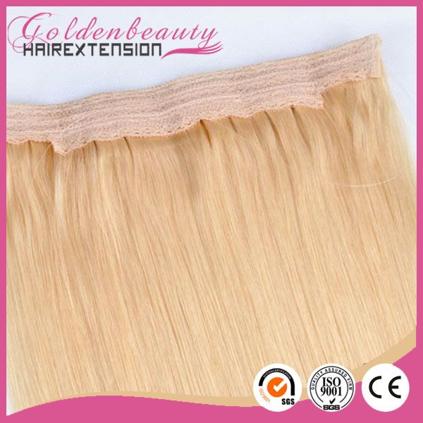Wholesale cheap price Grade 5A Brazilian virgin hair Flip in hair extensions Halo hair could be available