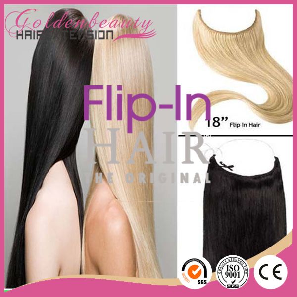 feeling Factory Price high quality flip in hair extension