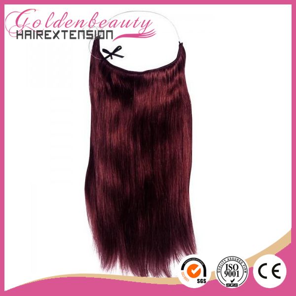 wholesale price high quality 100% remy flip in hair extension
