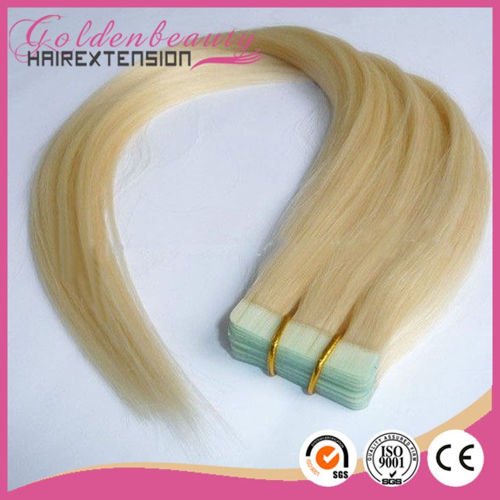 wholesale 0.8cmx4cm indian remy human hair tape weft/22inch remy skin weft/chinese remy pu weft