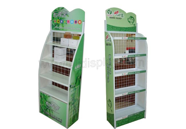 Retail floor standing displays for articles of everyday use