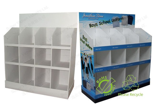 Cardboard Pallet Display For School Uniform