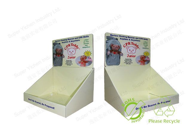 Cardboard counter display stand