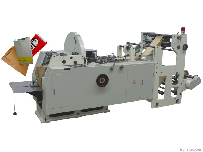Automatic foods paper bag making machine