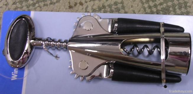 can opener and botter opener and waiter corkscrew