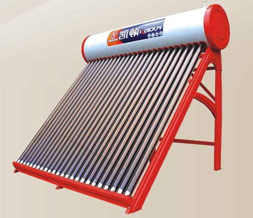 compact unpressure solar water heater