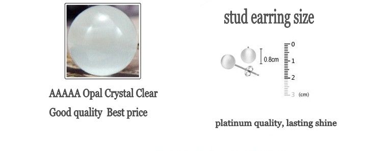 stud earrings, 925 sterling opal earrings