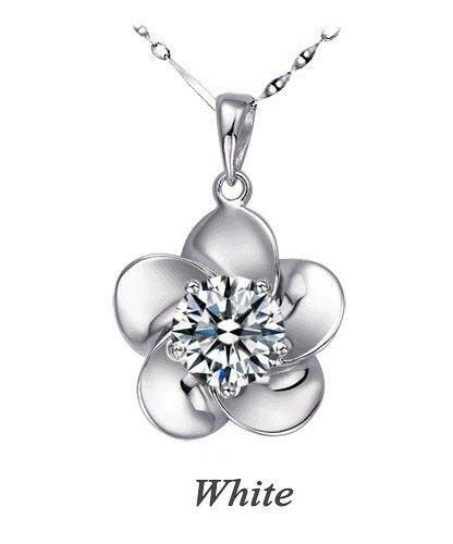 supply fashion jewelry, nice plum flower pendant, 100% brand-new, platinum quality