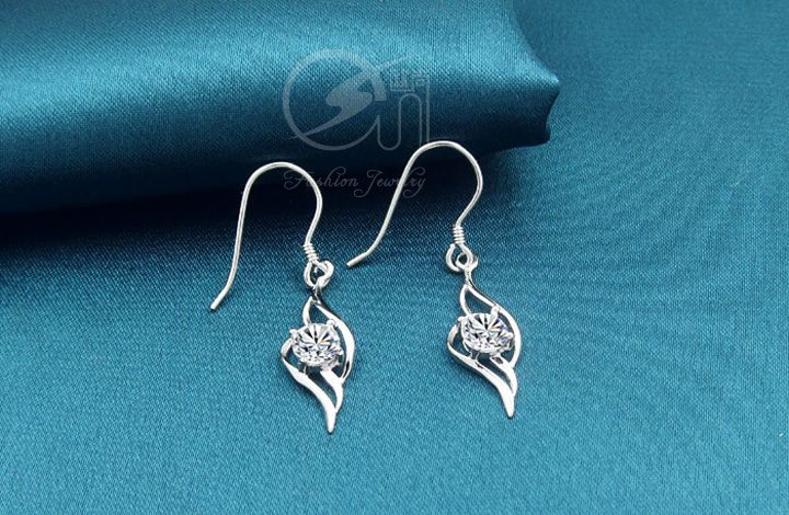 fashion drop earrings sterling silver jewelry