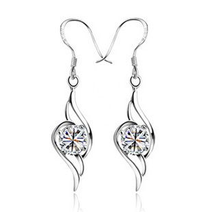 fashion drop earrings sterling silver jewelry