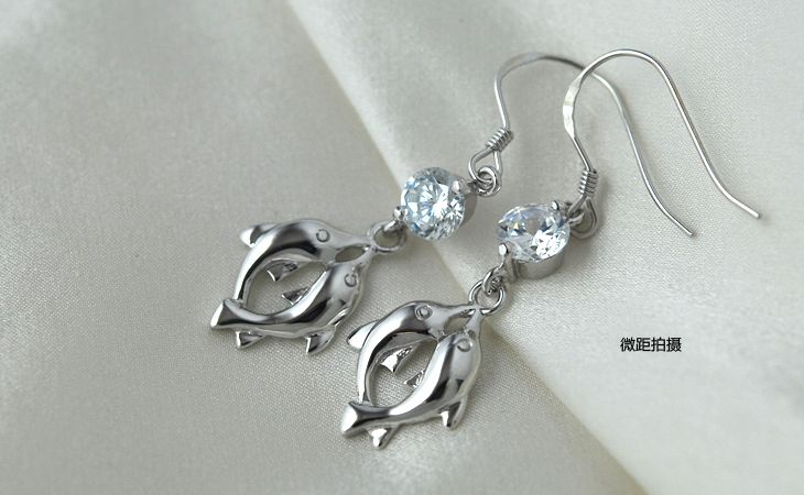 fashion earrings  silver earrings drop