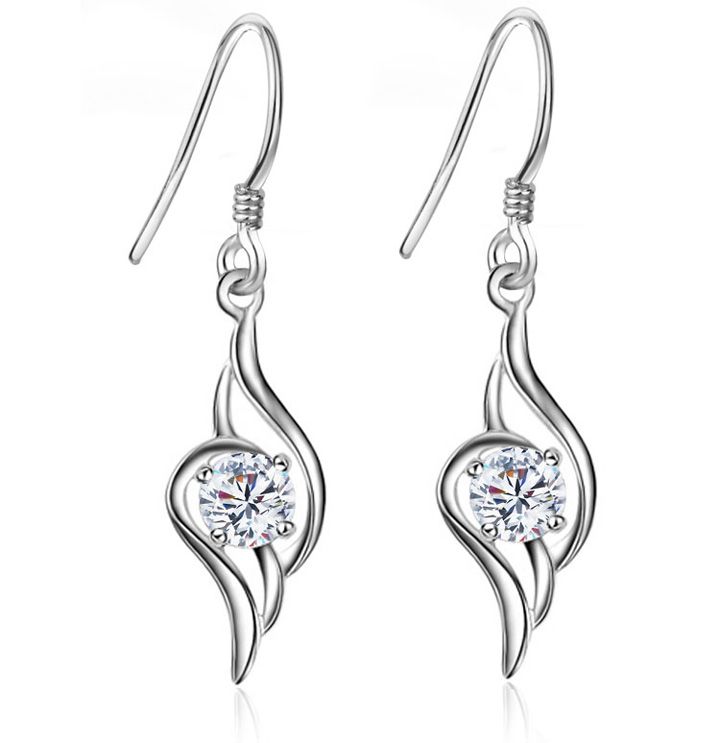 fashion drop earrings sterling silver jewelry