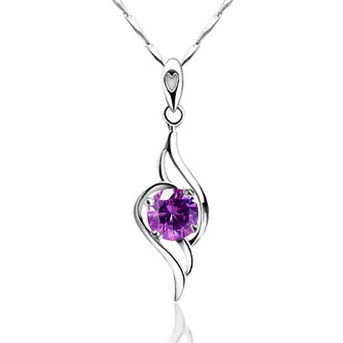 fashion necklace  pendants with silver