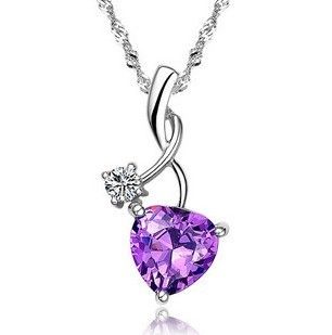 fashion jewelry silver necklace pendants