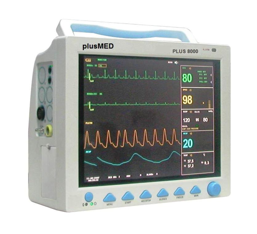 PlusMED Plus 8000 Multi Parameter Patient Monitor
