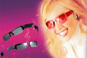 MP3 Player with Sunglasses