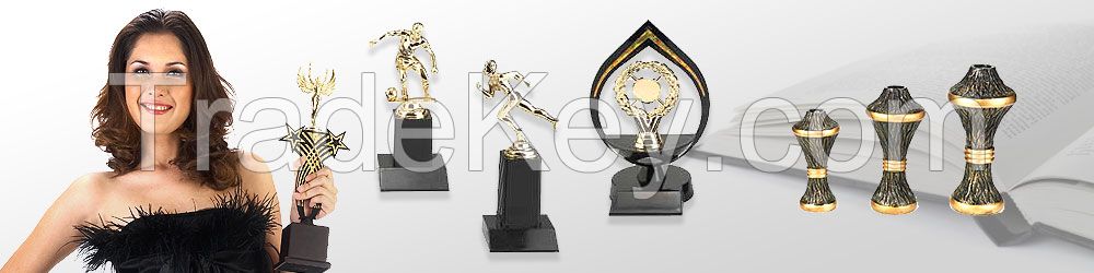 Plastic Trophy Parts, Components, Cups, Trophies, Acrylic Awards, Trophy Bases