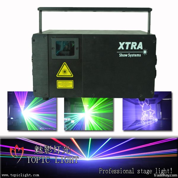 Professional 637nm Red Beam- XTRA 4.0W RGB Laser Show