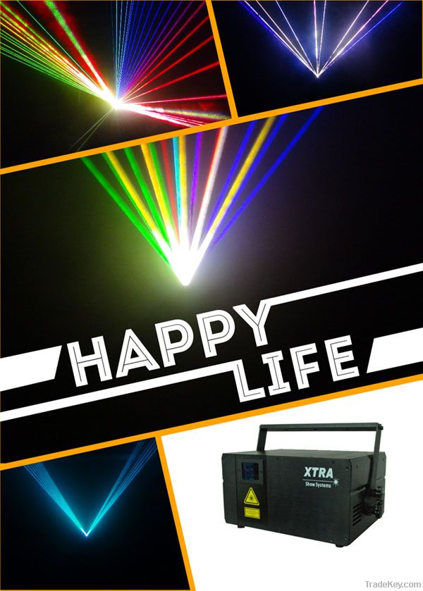 Professional 635nm Red Beam- XTRA 4.2W RGB Laser Show