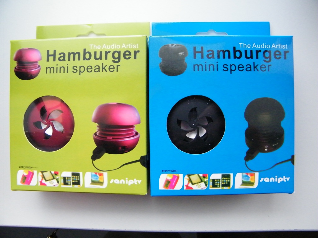 MS-001 Mini Speaker Hamburger