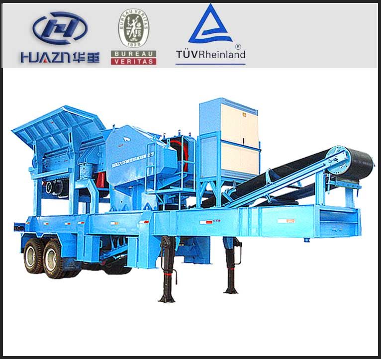 Mobile crusher --mobile crushing and screening station