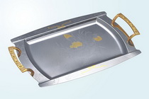 nickel plated serving tray
