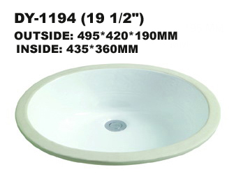 American style counter basin