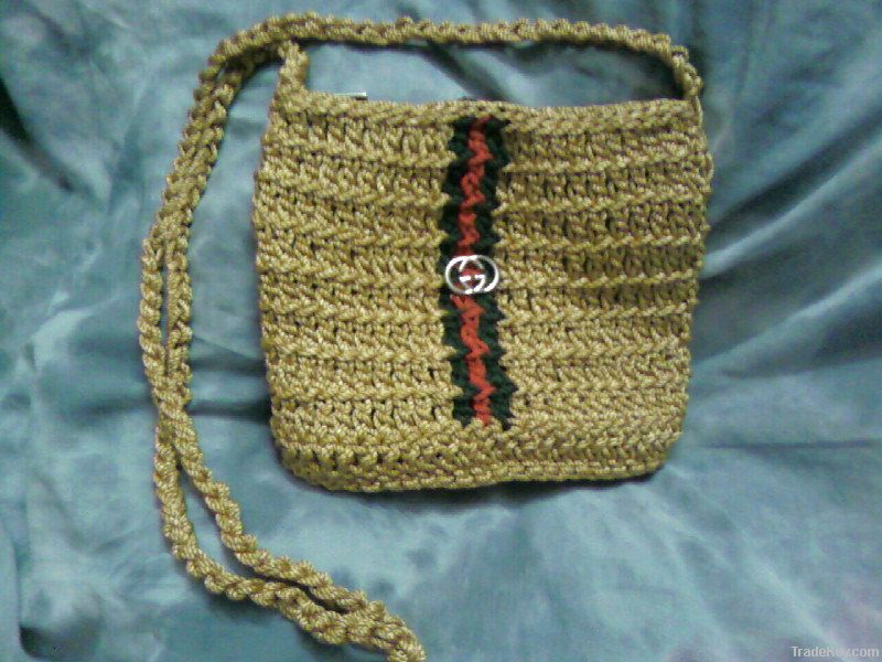 crochet handbag