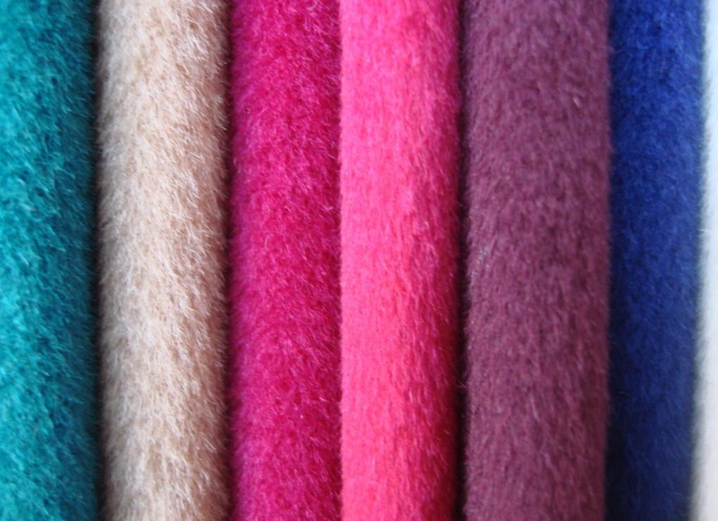 wool/viscose 50/50 woolen fabric for overcoat