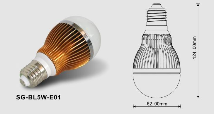 Sell 5W LED bulb light, bulb lamp