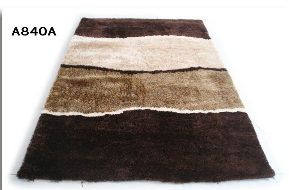 shaggy rug and chinese knotted rug