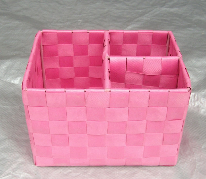 plastic weaving basket