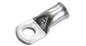 Terminal lug with inspection hole