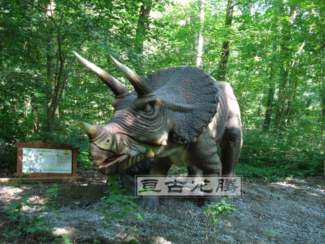 life size dinosaur Triceratops
