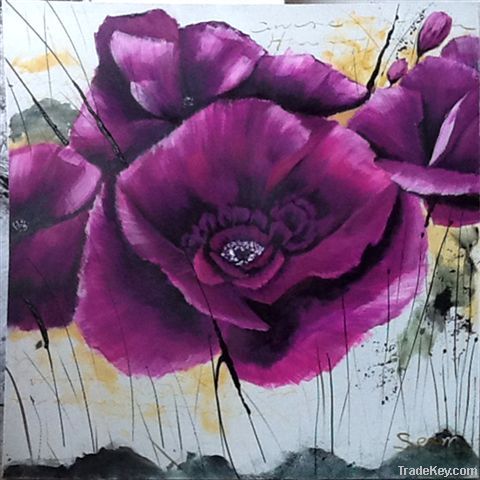 MORDERN FLOWER oil paintings