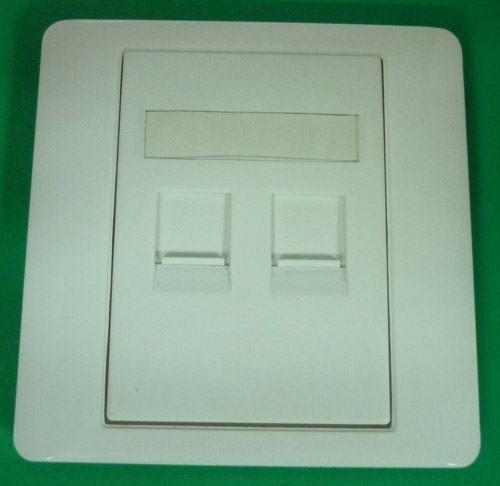 86X86mm keystone wall plate